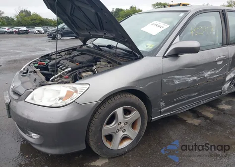 2005 Honda Civic Ex z USA, uszkodzony, nr VIN 2HGES25855H501979